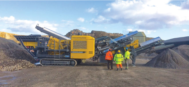 Gryphonn Concrete Trefil Quarry Crusher