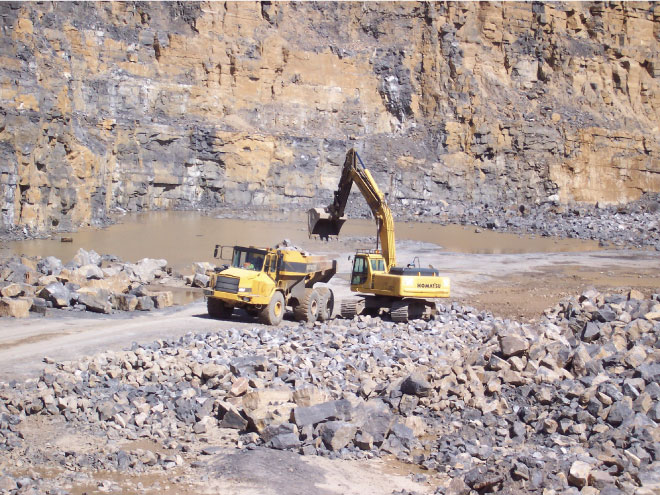 Gryphonn Concrete Trefil Quarry Face